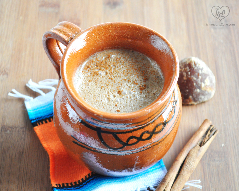 Atole de Vanilla: a warm beverage perfect during the holidays. #vegan #glutenfree #mexican