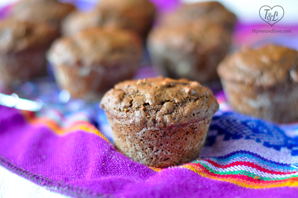 Vegan Chocolate Muffins are perfect served for breakfast or an afternoon treat! #muffins #vegan #breakfast #recipe