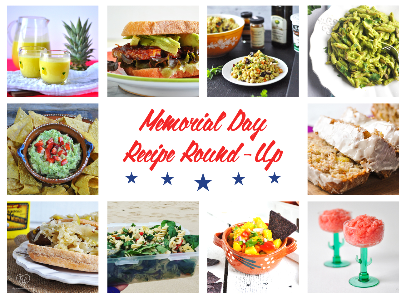 12 Recipes perfect for Memorial Day weekend! #recipes #memorialday #summer #bbq