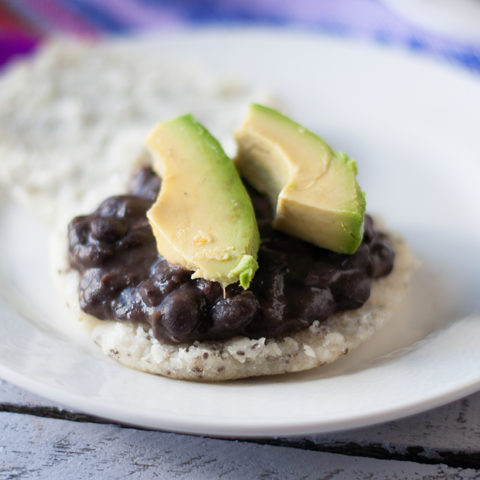Traditional Venezuelan Arepas with Chia Seeds. The chia seeds add an earthiness and added fiber! #chiaseeds #vegan #glutenfree