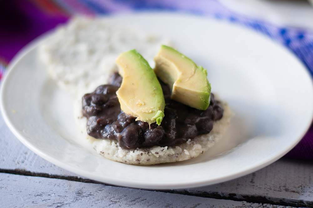 Traditional Venezuelan Arepas with Chia Seeds. The chia seeds add an earthiness and added fiber! #chiaseeds #vegan #glutenfree