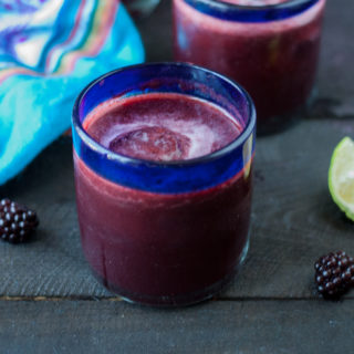 A refreshing Blackberry Agua Fresca. Perfect for using fresh berries while they are in season.
