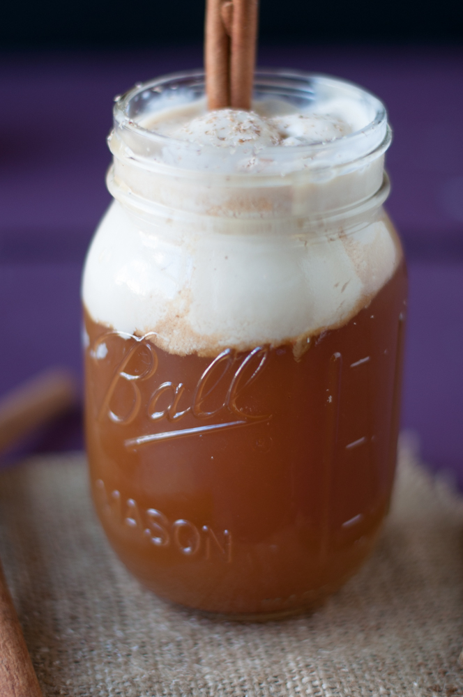 A sweet fall beverage. You'll love these easy to make Apple Cider Floats!