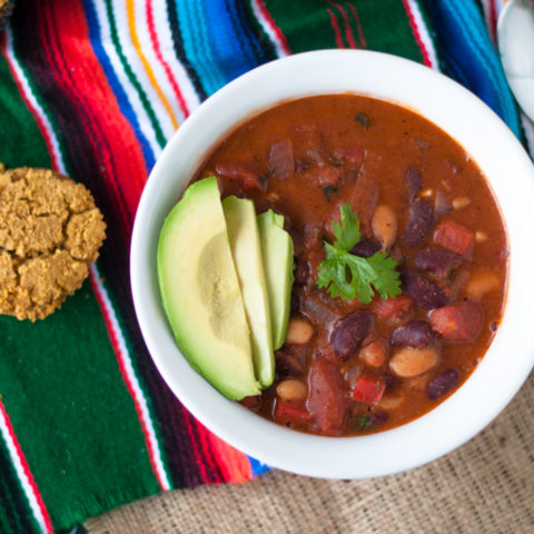 Homemade Vegan Chili is perfect for those chilly, fall evenings when the air gets a little crisp.