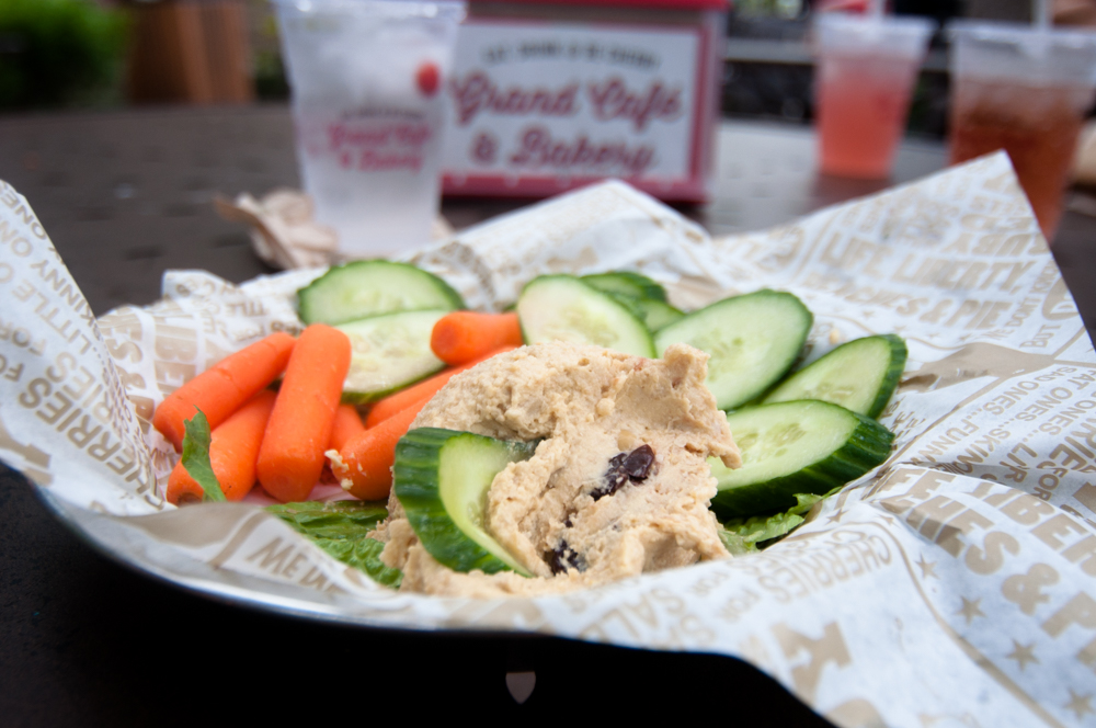 Cherry Hummus at the Grand Cafe at the Cherry Republic in Glen Arbor Michigan 