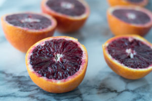 Blood Oranges makes for a bright, creamy winter sherbet that is perfect for Valentine's Day!