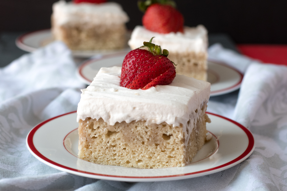 How to make tres leches cake vegan.