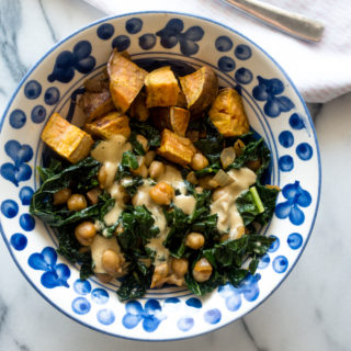 Smoky Kale and Chickpeas from Bold Vegan by Celine Steen