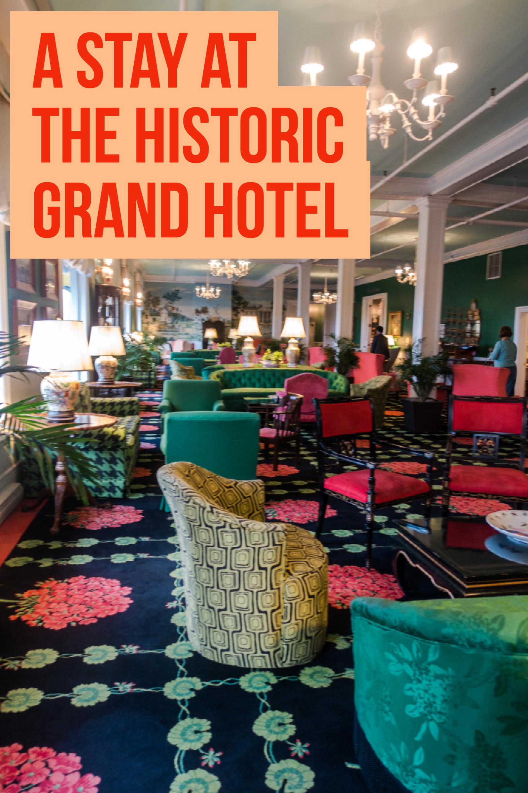 stay at the historic Grand Hotel on Mackinac. #michigan #grandhotel #travel 