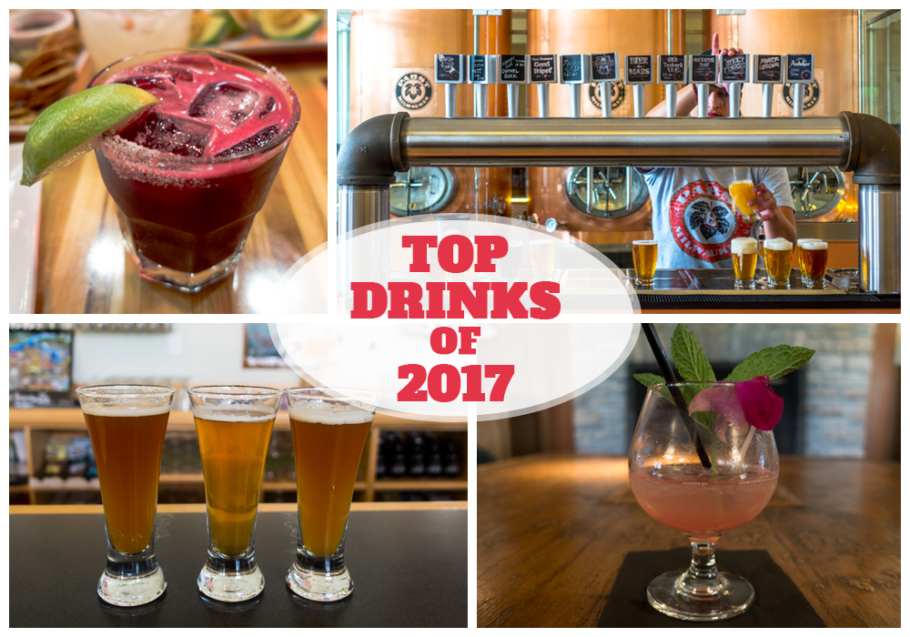 Top Drinks of 2017! A list of the best drinks I had while traveling this year!