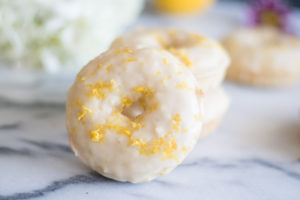 Baked Vegan Lemon Donuts are the perfect donut for spring!