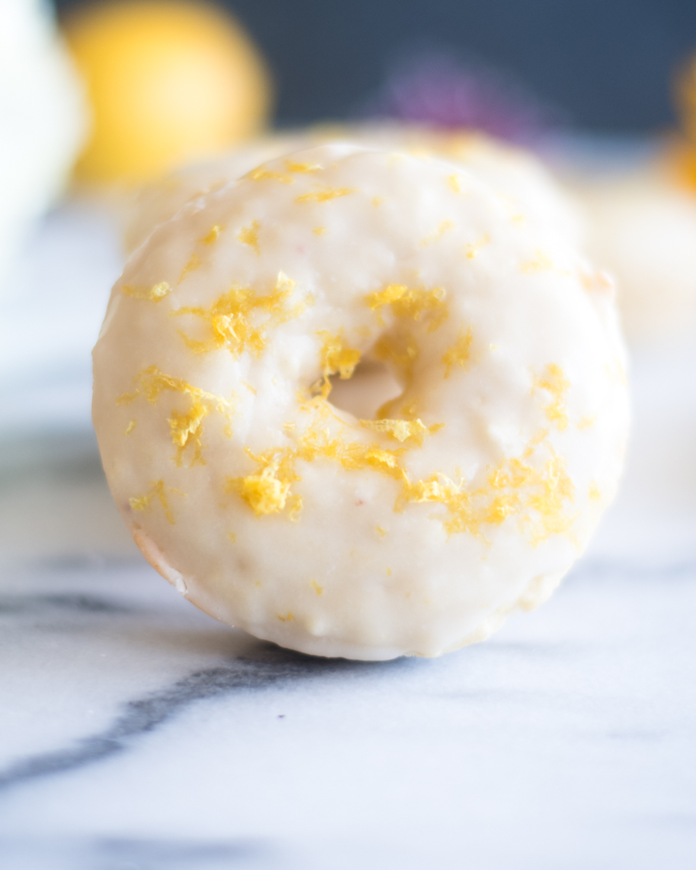 These donuts are perfect for spring. They are great for serving for breakfast, an afternoon treat or served at a springtime brunch!
