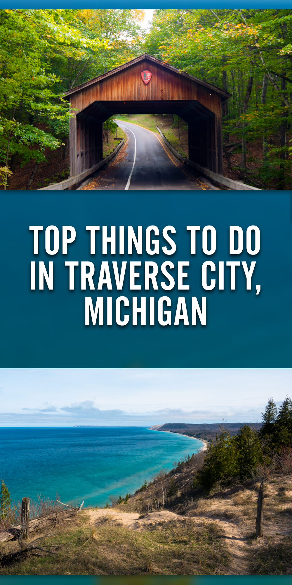 A travel guide on the top things to do in Traverse City, Michigan. #M22 #TraverseCity #Michigan #Fall #travel #trip #PureMichigan #NorhternMichigan #colortour #getaway 