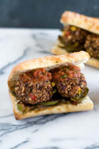 You're going to love these Black Bean Meatless Meatballs from the cookbook, From the Kitchens of YamChops North America's Original Vegan Butcher Shop by Michael Abramson.