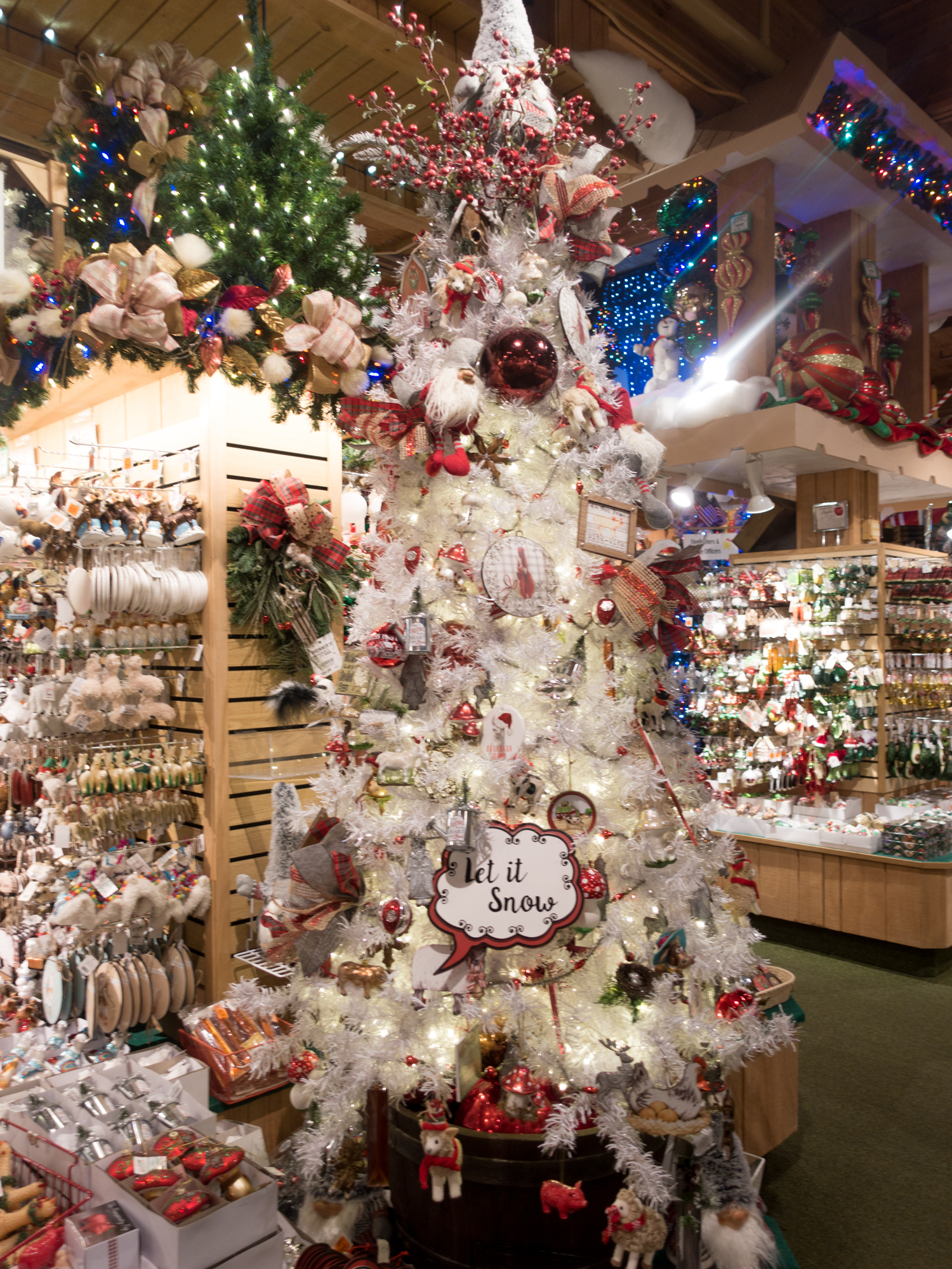 At Bronner's CHRISTmas Wonderland, you can experience Christmas year-round. This guide to visiting Bronner's will show you why you need to visit this magical place. Plus some tips for your visit! #Michigan #holidays #Christmas 