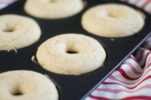 Candy Cane Donuts are the perfect Christmas breakfast treat!