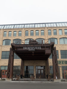 Located just North of Indianapolis, near the Keystone Fashion Mall, you'll discover touches industrial items throughout the Ironworks Hotel. If you are looking for a unique hotel in the Midwest, the Ironworks Hotel just might be the perfect boutique hotel for you. #travel #Midwest #hotel #USA #Indiana #boutique #luxury
