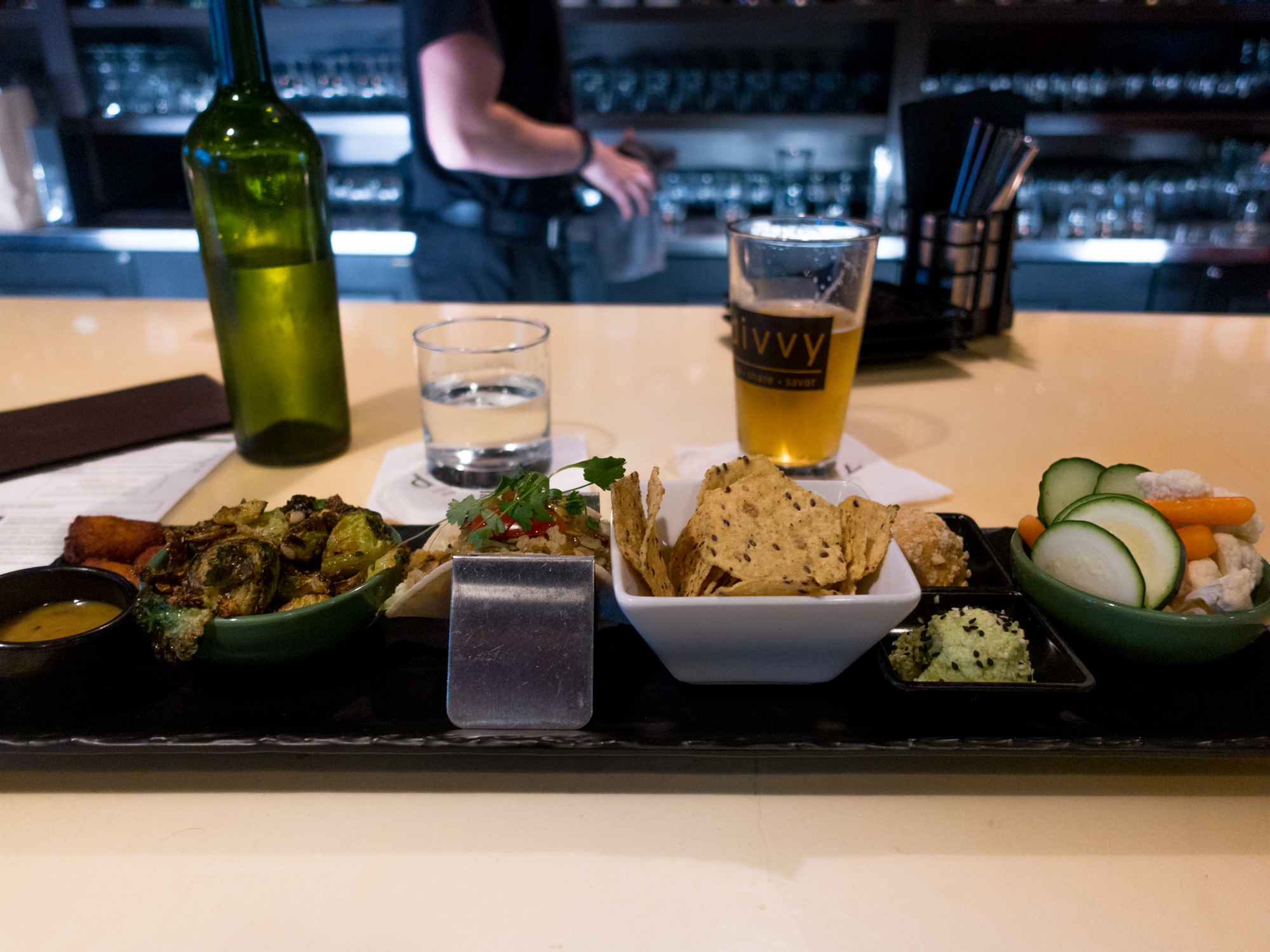 At Divvy, you'll find a sophisticated dinning space, specializing in shared plates.