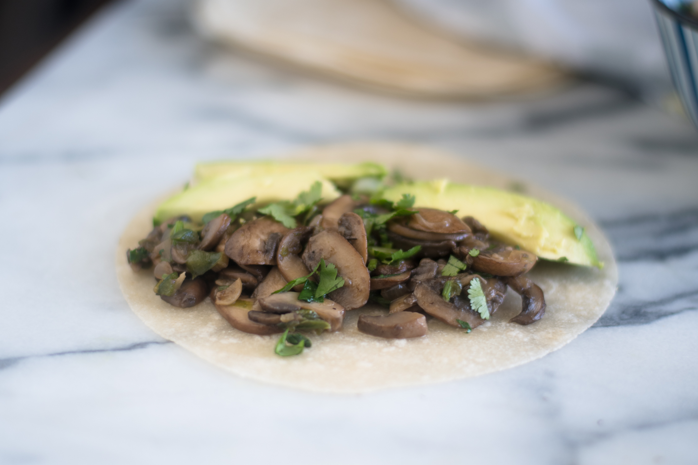 Have dinner on the table in less than 30 minutes with these Easy Mushroom Tacos.