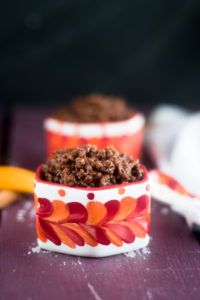 A chocolately twist on traditional arroz con leche. This creamy rice pudding is infused with two types of chocolate. This is great for dessert or a sweet breakfast treat. #vegan #dessert #Mexican #glutenfree #recipes #chocolate #easyrecipes