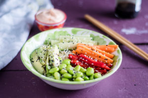 Vegan Sushi Bowls #vegan #recipes #glutenfree #rice