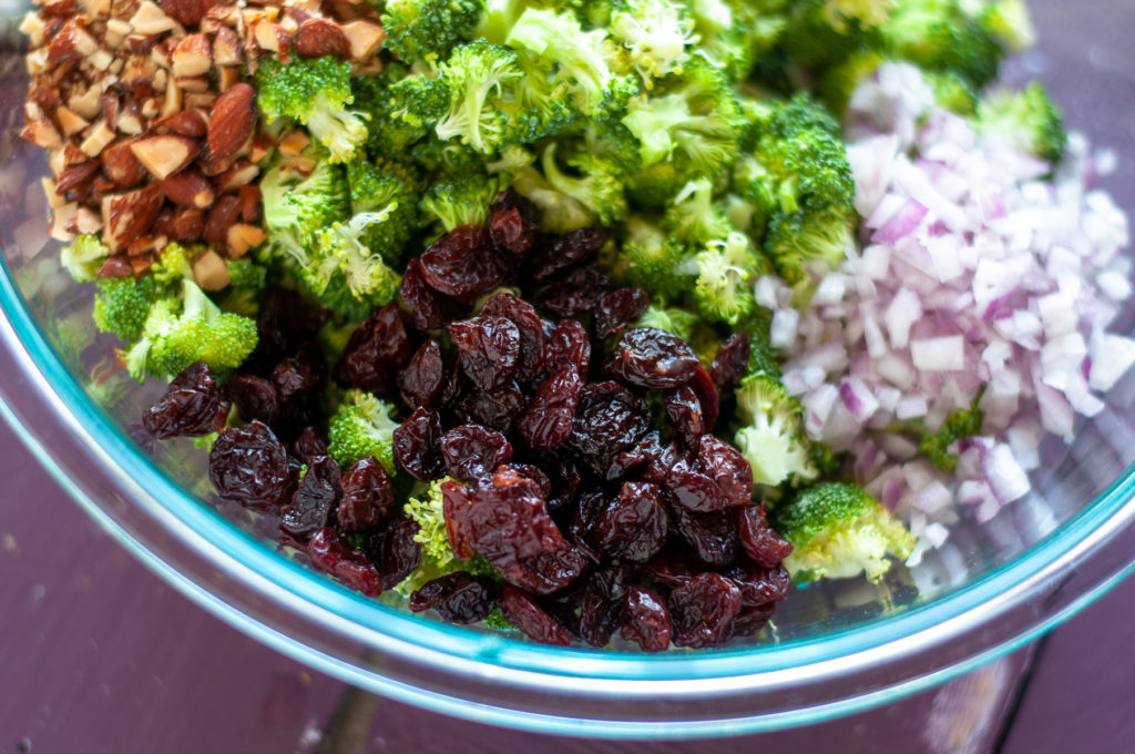 Dried Cherries are a delicious addition to broccoli salad! 