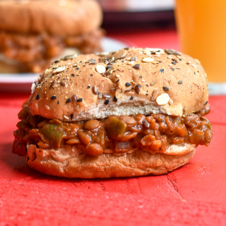 These Slow Cooker Lentil Sloppy Joes have all the same flavor of the classic American recipe without any of the meat. These sloppy joes will satisfy both plant eaters and meat eaters. It's a great crowd pleaser!