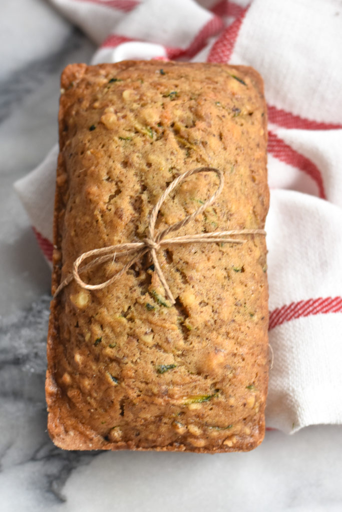 Light, tender Zucchini Bread Mini Loaves with walnuts are a quick and easy quick bread that is perfect for gift giving! 