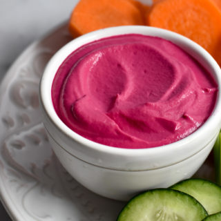 Vegan Beet Csahew Dip is a vibrant, light dip that is not only healthy, but delicious!