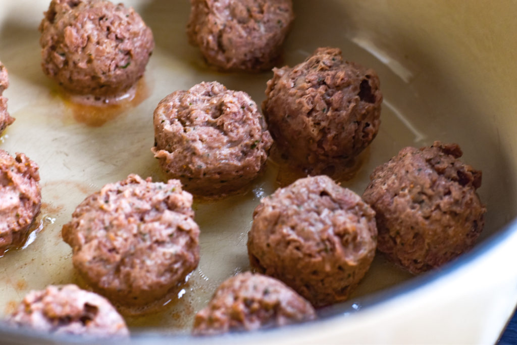 You can find Beyond Meatballs at your local Whole Foods in the freezer section. 