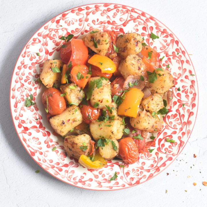 Sheet Pan Cauliflower Gnocchi and Roasted Vegetables