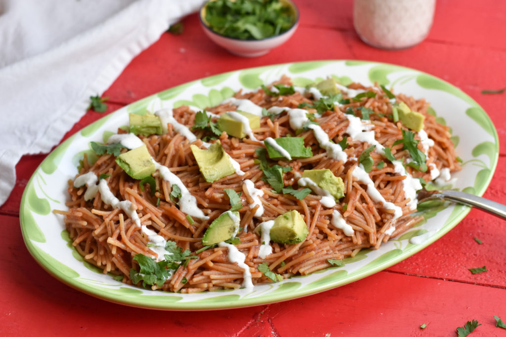 Sopa Seca de Fideo is a very popular Mexican noodle dish that is easy to make. It is also very kid-friendly! 