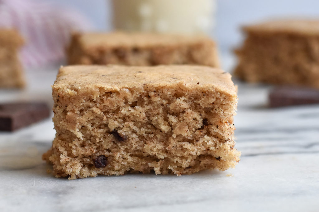 Vegan Banana Cake made with Mexican chocolate. 