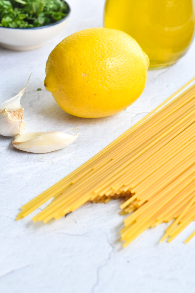 Lemon is the star of this easy pasta recipe. 