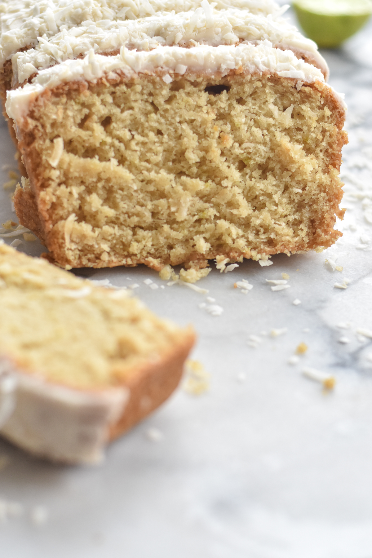 Coconut Lime Pound Cake is light, tender and bursting with bright tropical flavor.
