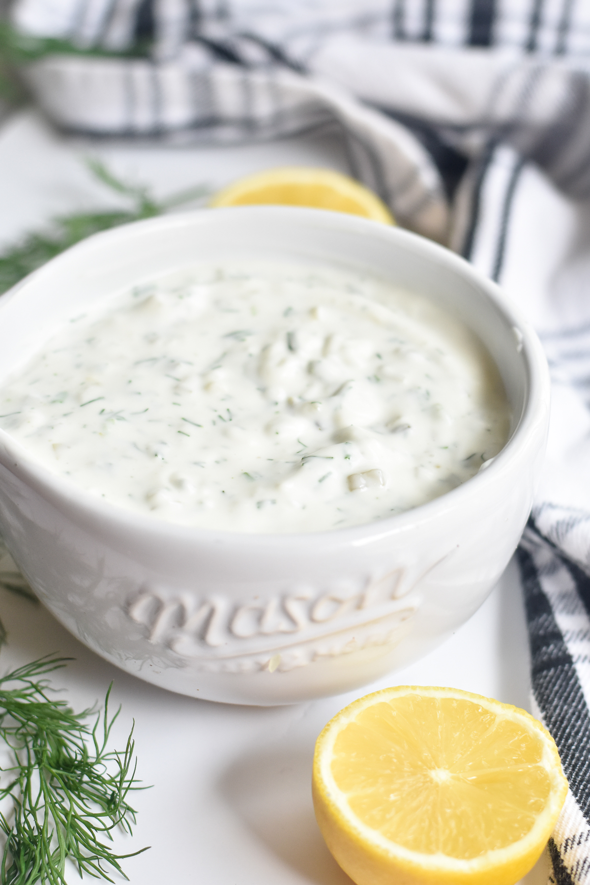 Easy homemade Vegan Tartar Sauce is the bet tartar sauce out there! It's creamy, bright and fresh. Perfect for serving with your favorite vegan fish recipes.